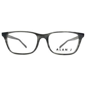 ALAN J COLLECTION AJ-106 C1 EUROPEAN EYEWEAR GREY HORN EYEGLASSES 54-18-145